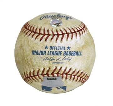 2006 Yankees vs. Mets Game Used Baseball (MLB Auth)